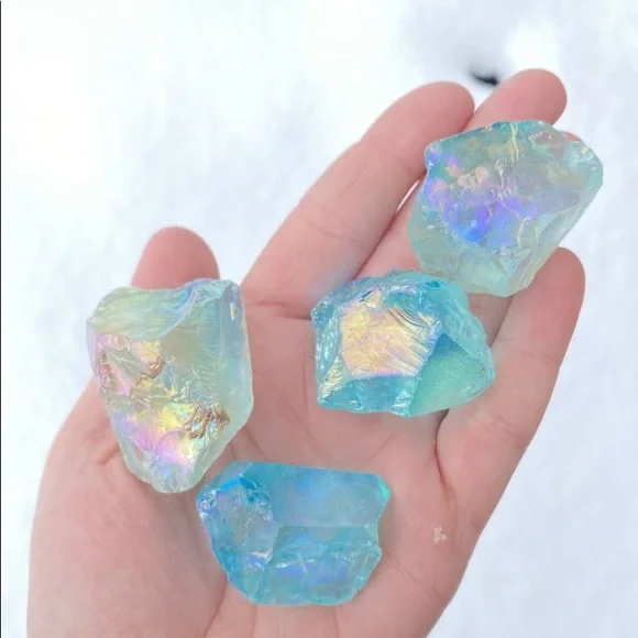 Geometric Bohemian Quartz Crystal Indie Earrings - Picture 7 of 10